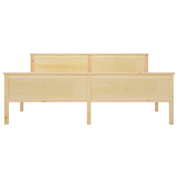 vidaXL Sengeramme heltre furu 180x200 cm