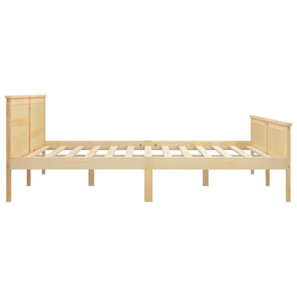 vidaXL Sengeramme heltre furu 180x200 cm