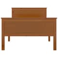 Miniatyrbilde 5 av 9: vidaXL Sengeramme honningbrun heltre furu 100x200 cm