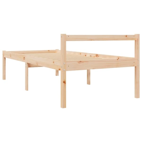 vidaXL Vanhusten sänky 100x200 cm täysi mänty