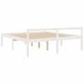 Miniatyrbilde 7 av 11: vidaXL Seniorseng hvit 180x200 cm heltre furu
