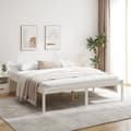 Miniatyrbilde 2 av 11: vidaXL Seniorseng hvit 180x200 cm heltre furu