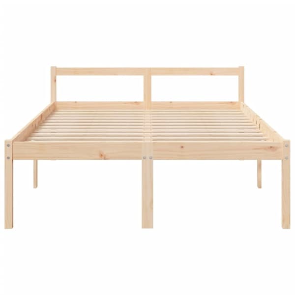 vidaXL Sengeramme 120x190 cm heltre furu