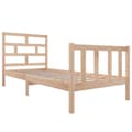 Miniatyrbilde 4 av 10: vidaXL Sengeramme heltre furu 100x200 cm