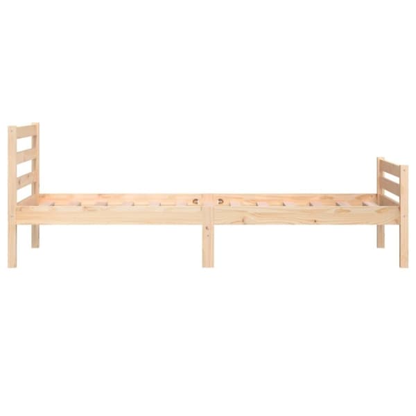 vidaXL Sengeramme heltre 90x200 cm