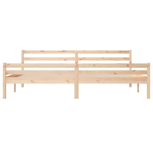 vidaXL Sengeramme heltre 200x200 cm
