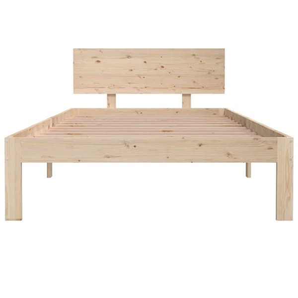 vidaXL sengeramme 100x200 cm massivt fyrretræ