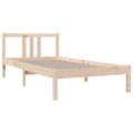 Miniatyrbilde 3 av 9: vidaXL Sengeramme heltre furu 90x190 cm Single