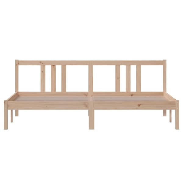 vidaXL Sengeramme heltre 180x200 cm Super King