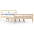 Miniatyrbilde 1 av 10: vidaXL Sengeramme heltre 120x200 cm