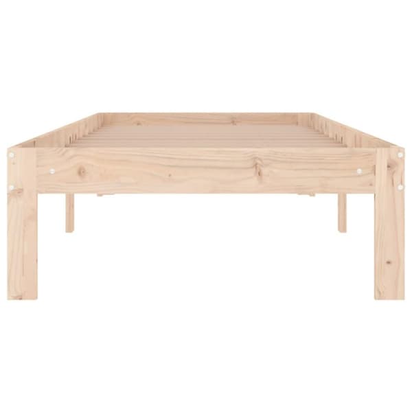 vidaXL Sengeramme heltre 75x190 cm