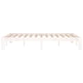 Miniatyrbilde 5 av 10: vidaXL Sengeramme hvit heltre 120x190 cm Small Double