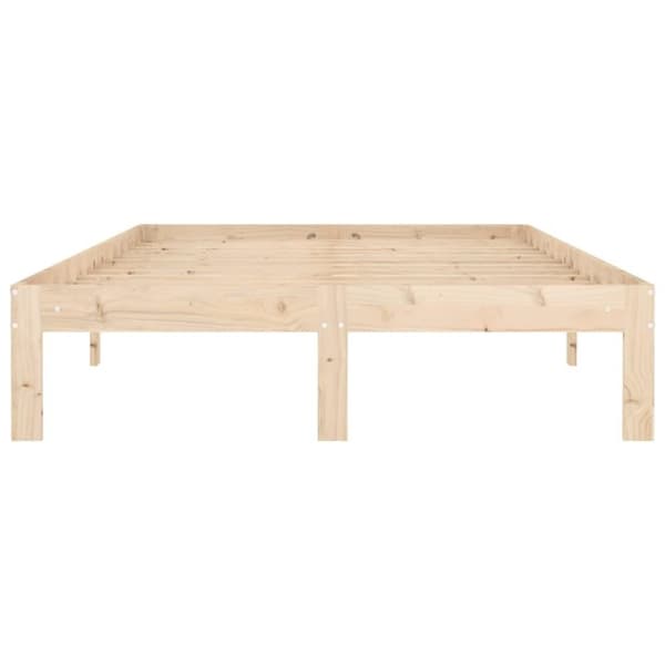 vidaXL Sengeramme heltre furu 120x200 cm