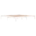 Miniatyrbilde 3 av 10: vidaXL Sengeramme hvit heltre furu 200x200 cm