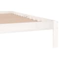 Miniatyrbilde 6 av 10: vidaXL Sengeramme hvit heltre furu 200x200 cm