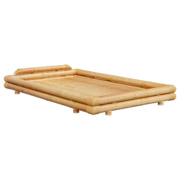 vidaXL sengeramme 120x200 cm bambus