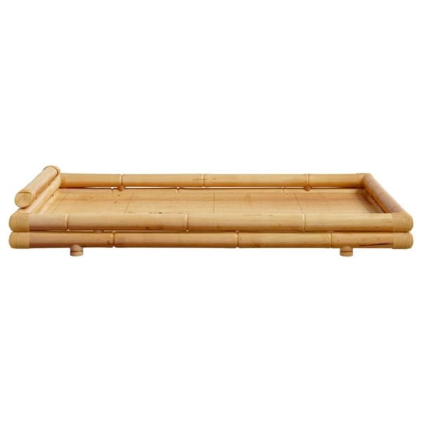 vidaXL sengeramme 120x200 cm bambus