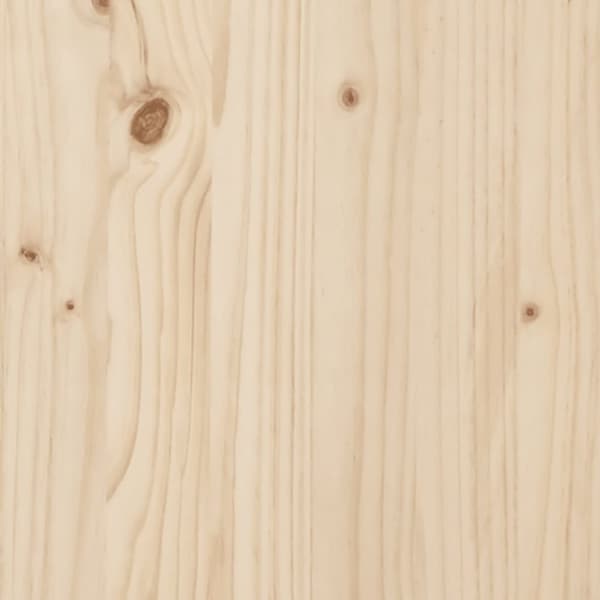 vidaXL Sängram massiv furu 140x200 cm