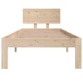 Miniatyrbilde 4 av 10: vidaXL Sengeramme heltre 75x190 cm