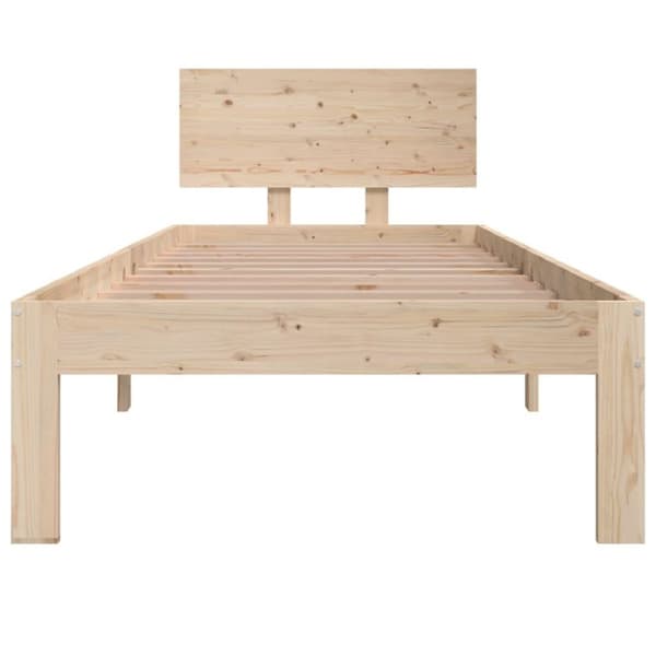 vidaXL Sengeramme heltre 75x190 cm