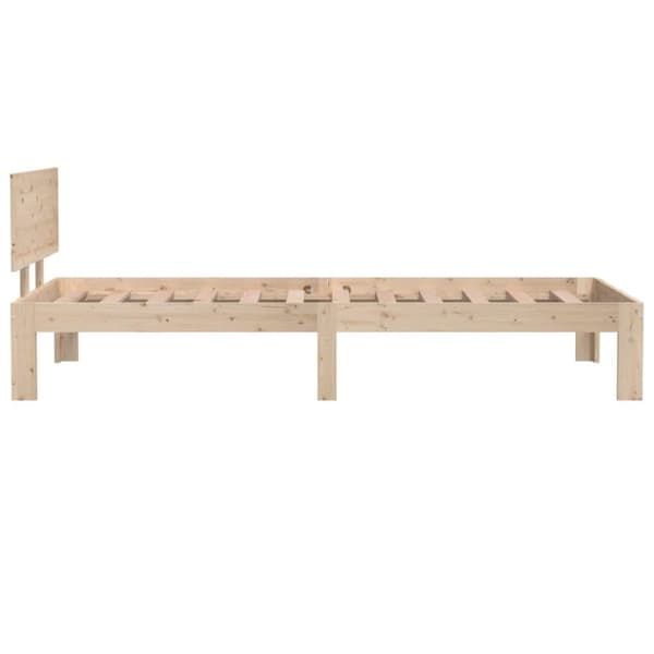 vidaXL Sengeramme heltre 75x190 cm