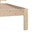 Miniatyrbilde 6 av 10: vidaXL Sengeramme heltre 75x190 cm