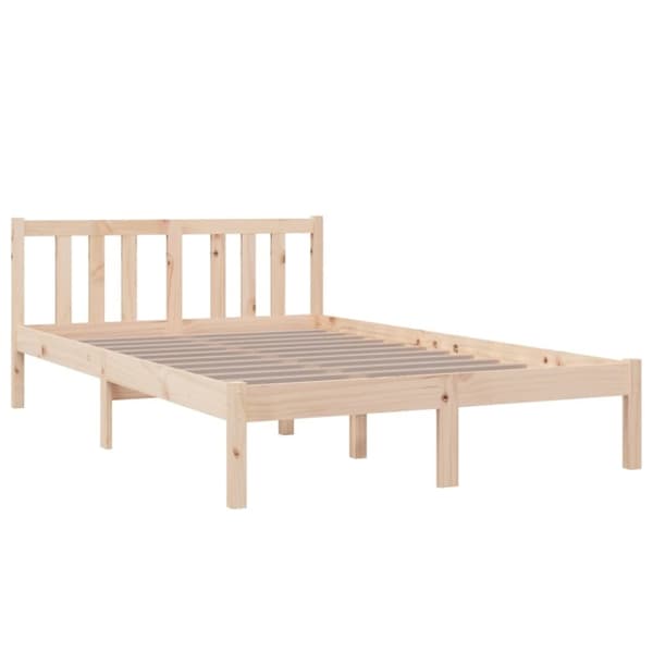 vidaXL sengeramme 120x200 cm massivt træ