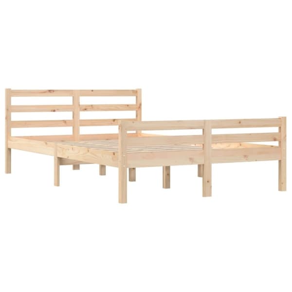 vidaXL sengeramme 160x200 cm massivt træ