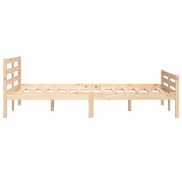 vidaXL sengeramme 160x200 cm massivt træ