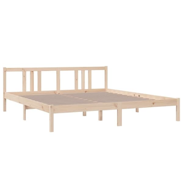 vidaXL sengeramme 180x200 cm massivt fyrretræ