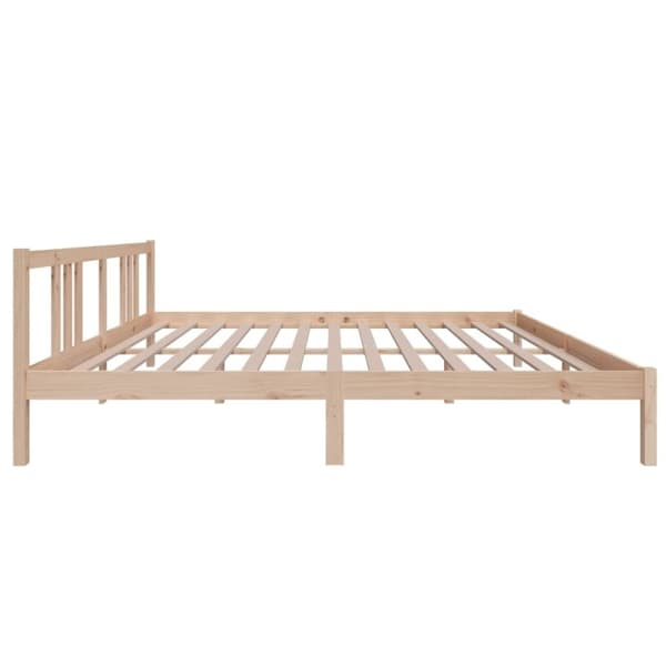 vidaXL sengeramme 180x200 cm massivt fyrretræ