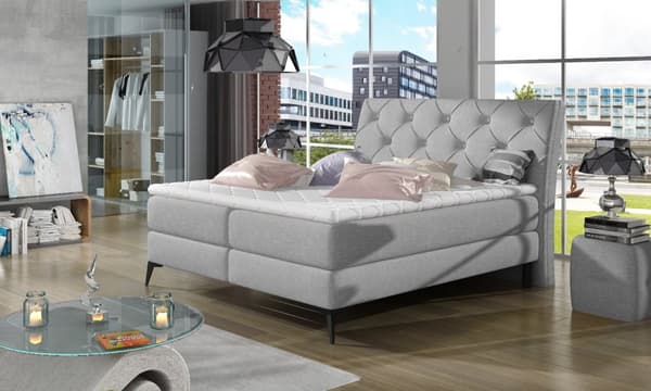 Kontinentalseng sæt med opbevaring Trudy 160-180 stof