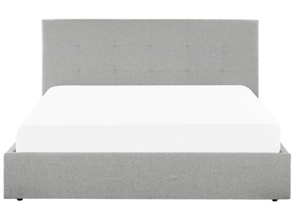 Dubbelsäng Grå EU Dubbelstorlek Sänggavel Förvaringsfunktion Modern design