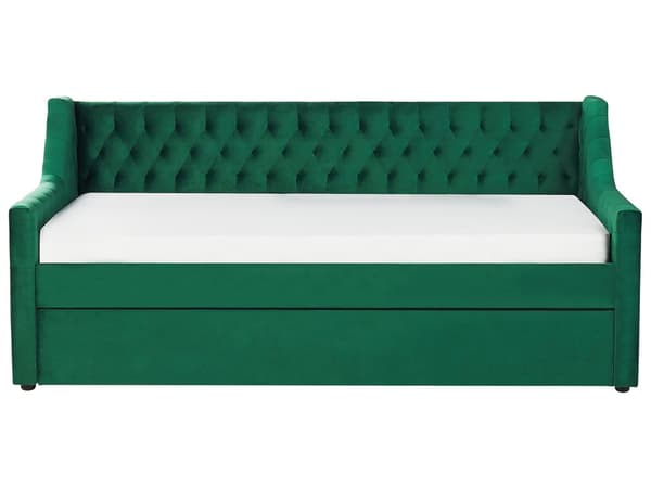 Dagbädd Säng Lamellram Grön 90 x 200 m Glam