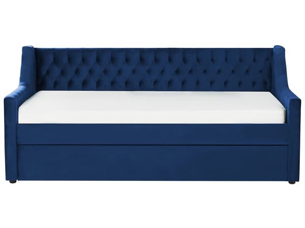 Dagbädd Säng Lamellram blå 90 x 200 m Glam