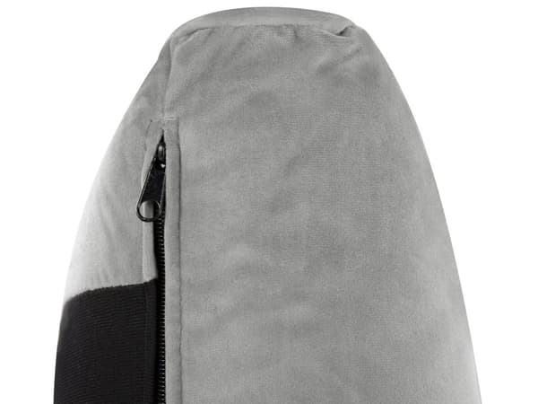 Dobbeltseng Grå Velour 160 x 200 cm Dekorativ Polstret Seng med Rygpuder Sengegavl Moderne Voksen Kvalitetseng til Teenageværelse Design