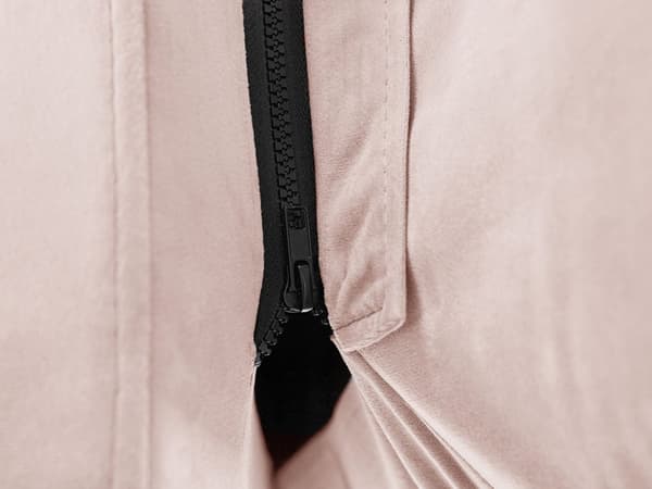 Dobbeltseng Lyserød Velour 160 x 200 cm Dekorativ Polstret Seng med Rygpuder Sengegavl Moderne Voksen Kvalitetseng til Teenageværelse Design