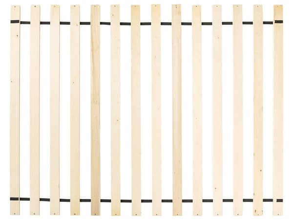 Lamelseng Stel Sort Velour 140 x 200 cm polstret tuftet nakkestøtte