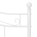 Miniatyrbilde 6 av 8: vidaXL Sengeramme hvit metall 140x200 cm