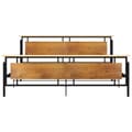 Miniatyrbilde 4 av 8: vidaXL Sengeramme metall 200x200 cm