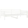 Miniatyrbilde 6 av 9: vidaXL Dagseng hvit 90x190 cm heltre furu