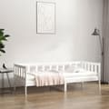 Miniatyrbilde 3 av 11: vidaXL Dagseng uten madrass hvit 80x200 cm heltre furu