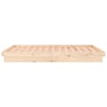 Miniatyrbilde 8 av 11: vidaXL Sengeramme med LED 180x200 cm Super King heltre