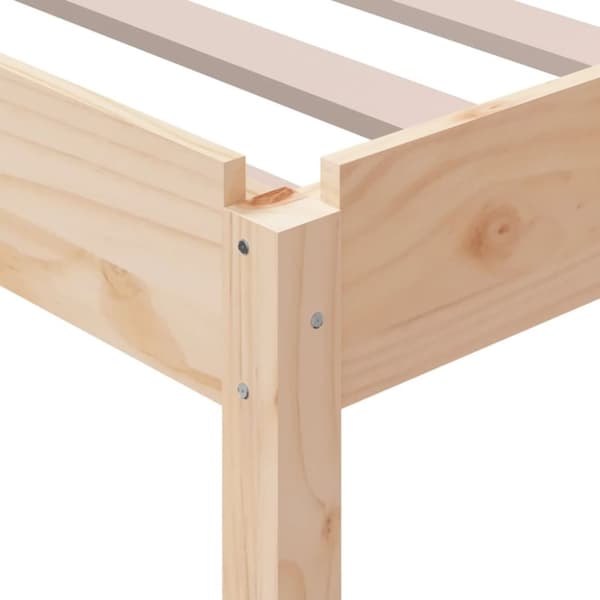 vidaXL Stapelbar säng 90x200 cm massivt furuträ