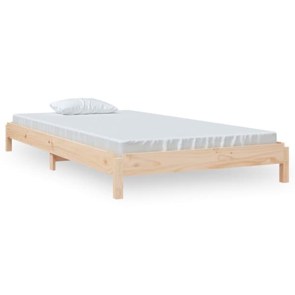 vidaXL Stableseng 80x200 cm heltre furu