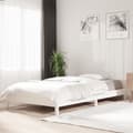 Miniatyrbilde 3 av 11: vidaXL Stableseng hvit 90x190 cm heltre furu