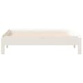 Miniatyrbilde 9 av 11: vidaXL Stableseng hvit 90x190 cm heltre furu