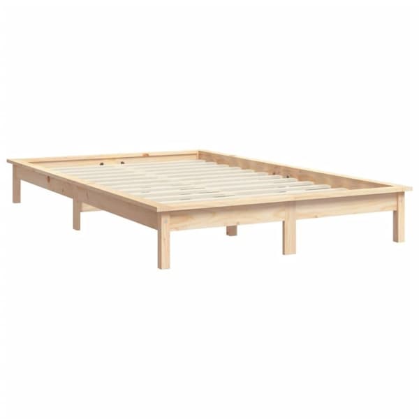 vidaXL Sängram 180x200 cm massiv furu