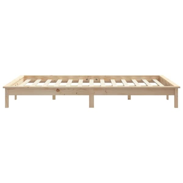 vidaXL Sängram 180x200 cm massiv furu