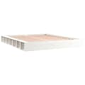 Miniatyrbilde 3 av 9: vidaXL Sengeramme hvit 150x200 cm King Size heltre